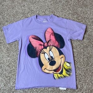 Minnie Mouse Sketch T-Shirt Women’s Small Purple Walt Disney World